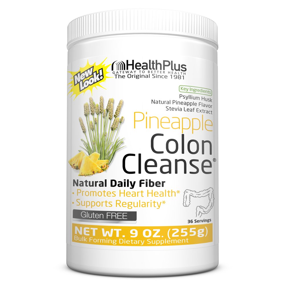 Health Plus Colon Cleanse, Pineapple Flavor, 9Ounces, 36 Servings