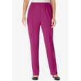 thumbnail image 2 of Woman Within Plus Size Tall Knit Hassle-Free Pull-On Elastic-Waist Pants, 2 of 4