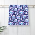 thumbnail image 5 of Fotbe crystal Skull flower leaf Pattern Premium Towels , (27.5x16in) Lightweight and Highly Absorbent Quick Drying Microfiber Towel, Perfect for Daily Use, 5 of 6