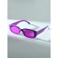 thumbnail image 1 of 1pc Fashionable Square Frame Y2k Style Beach Photoshoot Eyewear For Men & Women, 1 of 4