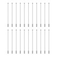 thumbnail image 1 of 20pcs Copper Lapel Stick Pin Lapel Dress Brooches Hat Pin Stick Safety Pin for Jewelry Making Craft, 1 of 3