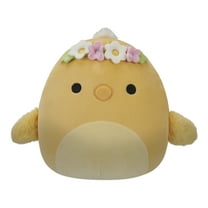 Squishmallows 8” Triston the Yellow Chick with Flower Crown - Ultra Soft Easter Plush Toy
