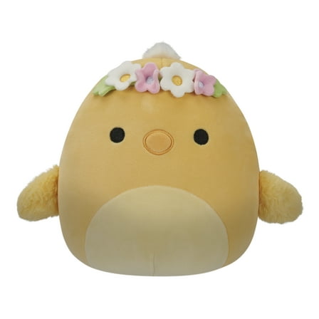 Squishmallows 8” Triston the Yellow Chick with Flower Crown - Ultra Soft Easter Plush Toy