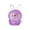Purple, variant on Glitter Bunny Squishy Toys Easter Egg Fillers, Easter Basket Stuffers, Mini Stress Relief Squeeze Toys, Colorful Sparkly Rabbit Party Favors(Red)