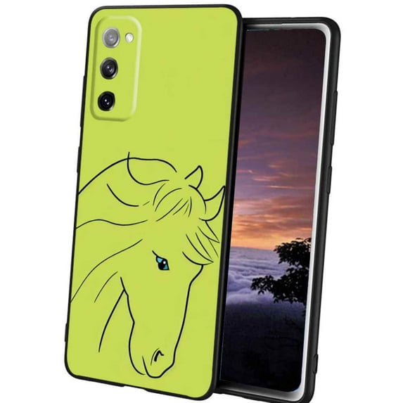 Compatible with Samsung Galaxy S20 FE Phone Case, Horse-6589445 Case Silicone Protective for Teen Girl Boy Case for Samsung Galaxy S20 FE