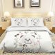 thumbnail image 1 of 3D Cartoon Oso Flor Funda de edredón Set Ropa de cama Set Fundas de almohada 49, 1 of 2