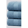 thumbnail image 5 of 3 Pack Petite Beach Pool Spa Gym Towels | Thin Lightweight Light Blue 100% Cotton 20" x 40", 5 of 10