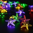 thumbnail image 3 of LINLIN Solar Starfish String Lights,Waterproof Solar Starfish Fairy Lights 8 Mode Starfish Fairy Christmas Lights for Outdoor Indoor Garden Home Wedding Party Christmas Lighting Decorations, 3 of 8