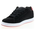 thumbnail image 4 of DC Men's Net Lace Up Skate Sneakers Black Leather 9 D, 4 of 8