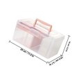 thumbnail image 2 of SHOWERORO Caja Para Scrapbooking Con Asas Fácil Transporte Y Compartimentos Múltiples Tamaño Pequeño, 2 of 8