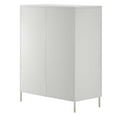 thumbnail image 4 of Modway Archway Metal Accent Cabinet with Height-Adjustable Shelves in Light Gray, 4 of 10