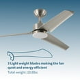 thumbnail image 5 of Pro-Mounts All Seasons 52-Inch Ceiling Fan with LED Light, Reversible Airflow, Quiet Motor, Energy-efficient, Timer, 5 of 10