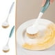thumbnail image 1 of Cepillo de lavado de sisal con mango, cepillo de fregar duradero para ollas, sartenes, platos, limpieza de cocina, 25,5 x 7 cm, 1 paquete, 1 of 4
