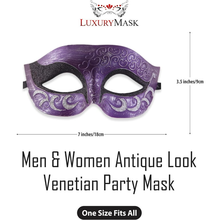 Flower Venetian Masquerade Mask Full Face Lace Rhinestone Women Eye for  Costume Mardi Gras Black 