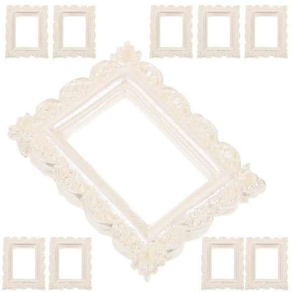 HOMEMAXS 10Pcs Small Picture Frame Decorative Mini Photo Frame Antique Photography Frames