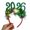 Green, variant on bestolf 2026 New Year Hairband Glitter-Coated Headband Sparkling Numbers Design Hair Hoop Festive Hair Accessory