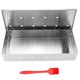 thumbnail image 1 of Caja De Ahumador Para Barbacoa, Ahumador De Acero Inoxidable De Gran Capacidad, Resistente A Altas Temperaturas, Caja Para Fumar Astillas De Madera Con Cepillo De Aceite De Silicona Noticed HA014200-00, 1 of 7