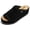Black, variant on Paislee – Women’s Wedge Sandals with Slip-On Design, Genuine Suede, Microfiber Lining, and Thick Rubber Sole, Black, Size 5