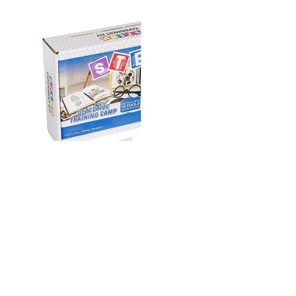 Fun Express 8 1/4" x 6 3/4" STEAM Little Detectives Forensic Science Training Kit - 19 Pieces