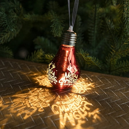 

Christmas Balls Ornaments with Light Plastic Bulb Ornament Shatterproof Hanging Balls Colorful Christmas Tree Pendant Ornaments Holiday Party Decoration