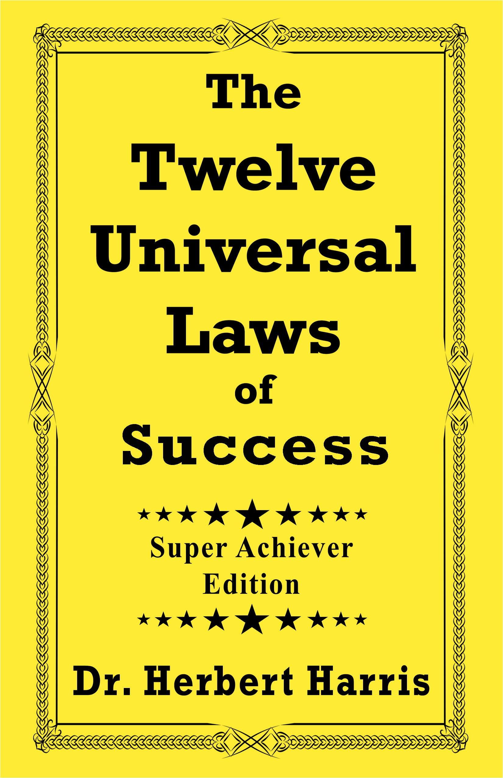 The Twelve Universal Laws of Success Super Achiever Edition Walmart