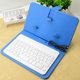 thumbnail image 5 of Bearachild Teclado de teléfono móvil Bluetooth 2 en 1 con funda, teclado inalámbrico, funda protectora de cuero PU para teléfonos de 4,8 a 6,8 Teléfono y Comunicación Azul oscuro, 5 of 6