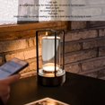 thumbnail image 3 of Cordless Table Lamp, USB Rechargeable, Touch Control, 3 Color Stepless Dimming,  Lampshade, Dimmable Table Lamp, For Indoor Bedside, Study, 3 of 8
