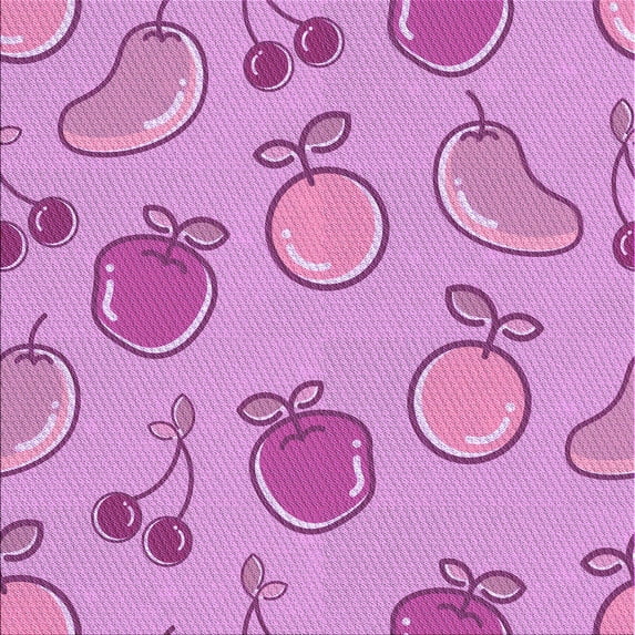 Ahgly Company Machine Washable Indoor Square Transitional Violet Purple Area Rugs, 6' Square