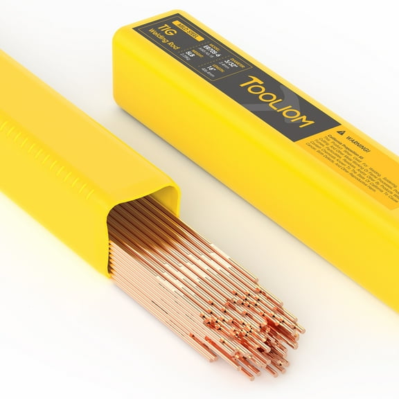 TOOLIOM Mild Steel TIG Welding Rod ER70S-6 TIG Filler Rod 3/32" x 16" 5LB Welding Wire