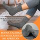 thumbnail image 4 of Calcetas Lisas WolBlack 2Pzas Negro 5-9.5 US Tubo Medio Lana., 4 of 5
