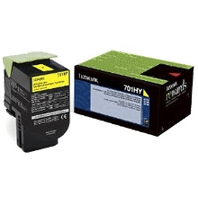 ~Brand New Original LEXMARK 70C1HY0 High Yield Laser Toner Cartridge Yellow for Lexmark / IBM CS-310