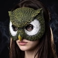 thumbnail image 5 of Mystical Owl Mask for Halloween Carnival Party Costume Prop Realistic Bird Animal Face Mask for Adults Cosplay Masquerade Accessories Forest Theme Mask, 5 of 5