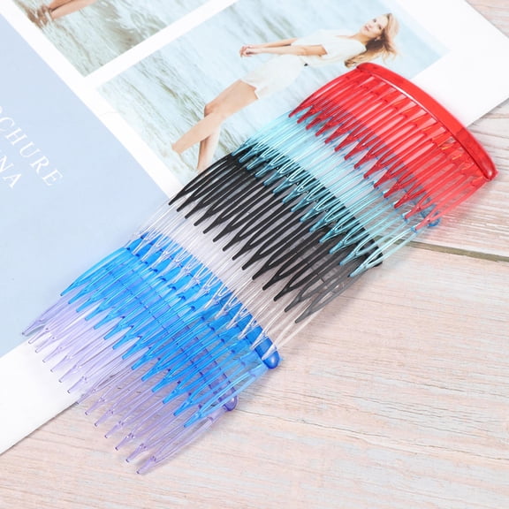 Milisten 12 Pcs Accessories Wavy Hair Comb Comfortable to Wear Combs Colorful Child