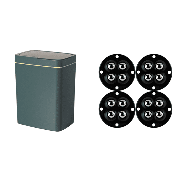 Bote Basura Con Sensor para Inodoro Baño (líneas Batería 15 L) Verde Amarillo