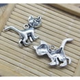 thumbnail image 6 of U8MO 10~30pcs Retro Angry Cat Alloy Charms Pendant Jewelry Making DIY 22*29mm-30pcs, 6 of 8