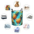 thumbnail image 4 of Flowers Pineapple Duck Swim Summer Laundry Hamper Small Storage Basket/Toy Organizer/Dirty Clothes Bucket, 4 of 5