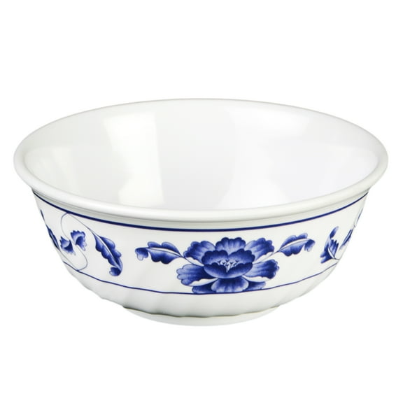 Excellante Lotus Melamine Dinnerware Collection 21 oz., 6" Swirl Bowl, Comes in Dozen