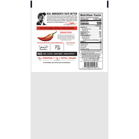 Duke's Pork Hot & Spicy Smoked Shorty Sausages, 7g Protein Per Serving, 12 oz.