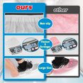 thumbnail image 6 of Toplive Shoe Covers Disposable 100 Pack(50 Pairs) Boot Covers Non-Slip for Indoor, Durable Noiseless Shoe Booties Covers for Home, Real Estate, Workplace, Construction, Medical, Floor-White, 6 of 7