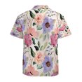thumbnail image 3 of High Quality Hawaiian Shirts for Men Short Sleeve Aloha Beach Shirt Floral Summer Casual Button Down Shirts Blouses 34U27Z, 3 of 7
