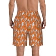 thumbnail image 3 of Kdxio Halloween Mummy Pattern Mens Casual Shorts - Drawstring Summer Beach Sports Shorts for Men, 3 of 9