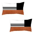 thumbnail image 4 of Boho-Chic Decorative Vegan Faux Leather Pillow Covers SET OF 2 PCS, 4 of 5