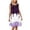 Dark Purple, variant on Girls Ice Cream Print Sleeveless Dress, Casual A-Line Sundress for Kids 5-14 Years