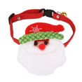 thumbnail image 1 of Disfraz de mascota Halloween Disfraz de Navidad Collar para perro gato pequeño - tal se describe, Papá Noel Sunnimix Collar de cachorro de perro mascota, 1 of 5