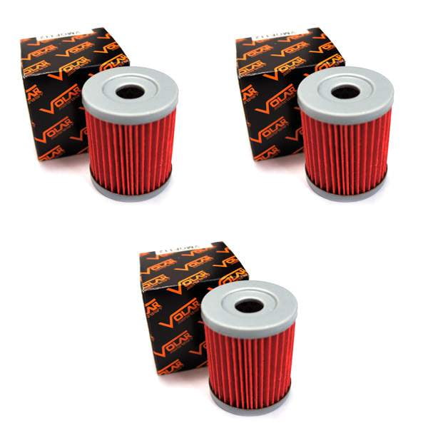 Volar Oil Filter (3 pieces) compatible with 19912002 Suzuki King