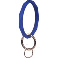thumbnail image 1 of GFDYREE Silicone Wrist Rhombic Keychain Circle Bracelet Rubber Bangle Round Keyring, 1 of 7