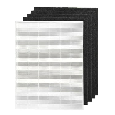 AMI PARTS 115115 True HEPA Filter Replacement A for Winix C535 5300 Air Purifier, with 4 Activated Carbon Pre-Filter