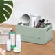 thumbnail image 5 of Caja de almacenamiento Apilable Sunnimix Para Artículos diversos Juguete Utilitario baño cocina aula Verde claro, 5 of 8