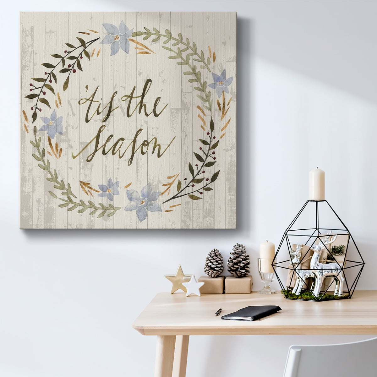 Rustic Christmas IV- Gallery Wrapped Canvas