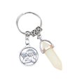 thumbnail image 1 of DPTALR Hexagonal Gemstone Keychain Chakra Healing Crystals Stone, ULemeili Charms Couples Keychains ,Keyring Handbag Pendant Decor,Valentines Day Gifts, 1 of 4